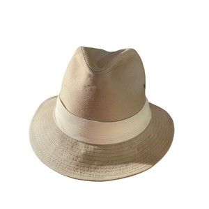 VTG United Hatters Cap and Millinery Tan Fedora hat size M